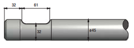 Pic brh furukawa f2/hb2g/fx25 diam. 45mm longueur 450mm THOMAS TURTON - FU22P0460 