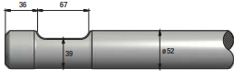 Pic brh furukawa f3/fx35 diam. 52mm longueur 525mm THOMAS TURTON - FU32P052HT