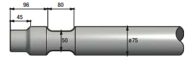 Pointe conique pour marteaux brh THOMAS TURTON - FU35P0730