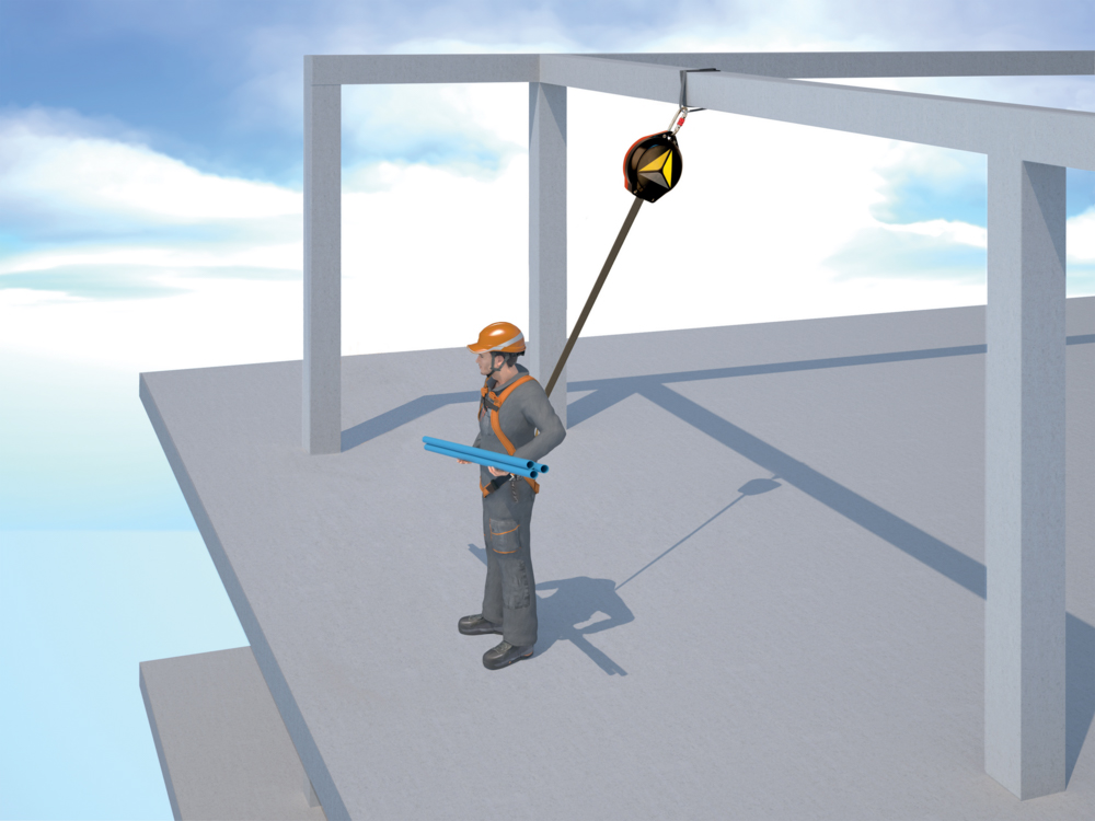 Enrouleur à rappel automatique en sangle DELTA PLUS - AN13006C2