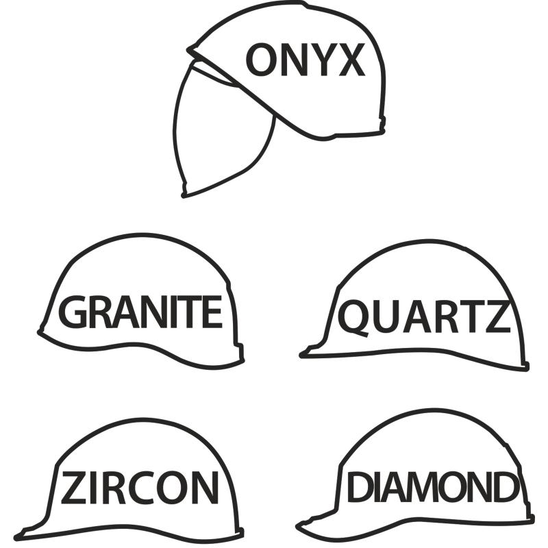 PORTE-BADGE UNIVERSEL DELTA PLUS POUR CASQUES DE CHANTIER - BADGEU