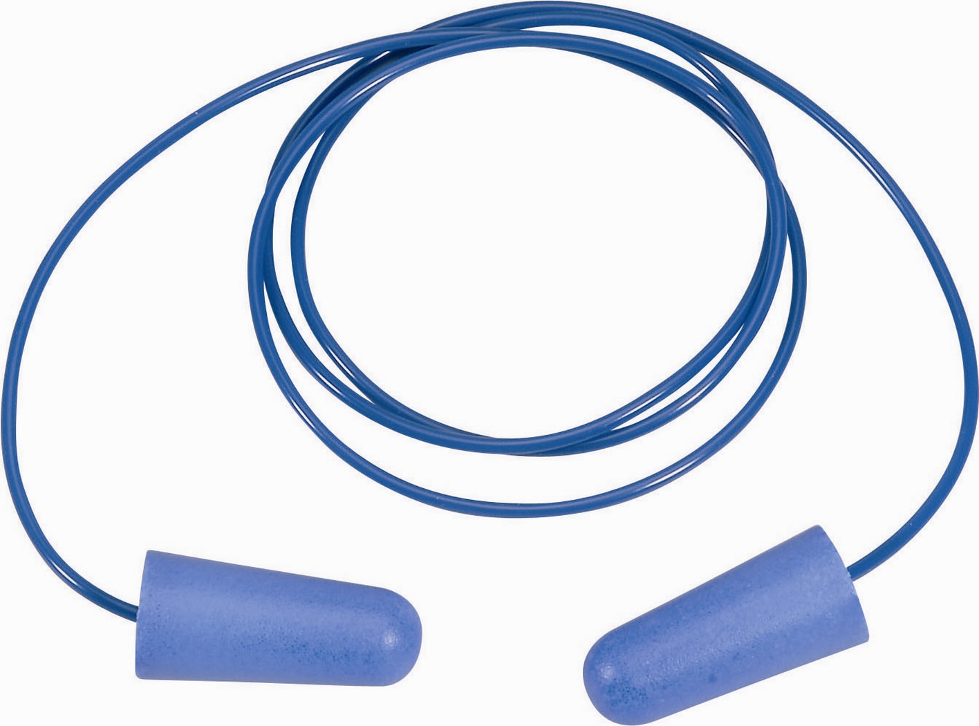 SACHET DE 10 PAIRES DE BOUCHONS D'OREILLE DELTA PLUS DETECTABLES EN POLYURETHANE SNR36DB - CONICDE010BL