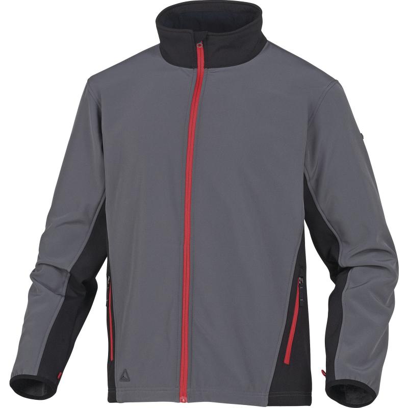 PARKA DELTA PLUS 3 EN 1 AVEC VESTE AMOVIBLE SOFTSHELL POLYAMIDE /POLYESTER ENDUIT GRIS -EOLEGR0