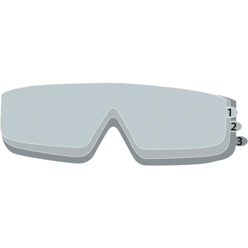 BOITE DE 10 SETS DE FILM DE PROTECTION DELTA PLUS POUR LUNETTES MASQUES-FILM GOGGLE