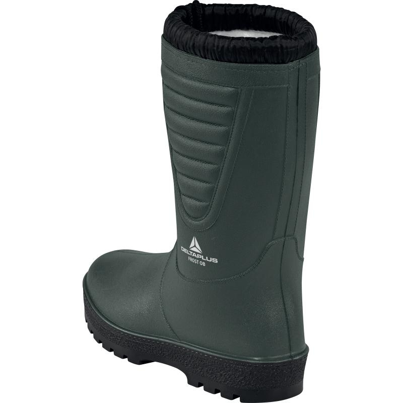 BOTTES DE TRAVAIL DELTA PLUS FOURREE EN PVC FROST OB SRA VERT- FROSTOBVE0