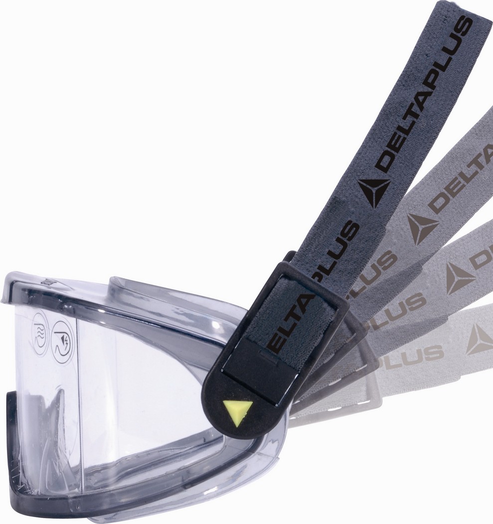 LUNETTES MASQUE POLYCARBONATE INCOLORE DELTA PLUS - VENTILATION INDIRECTE-GALERVI-GALERAS CLEAR