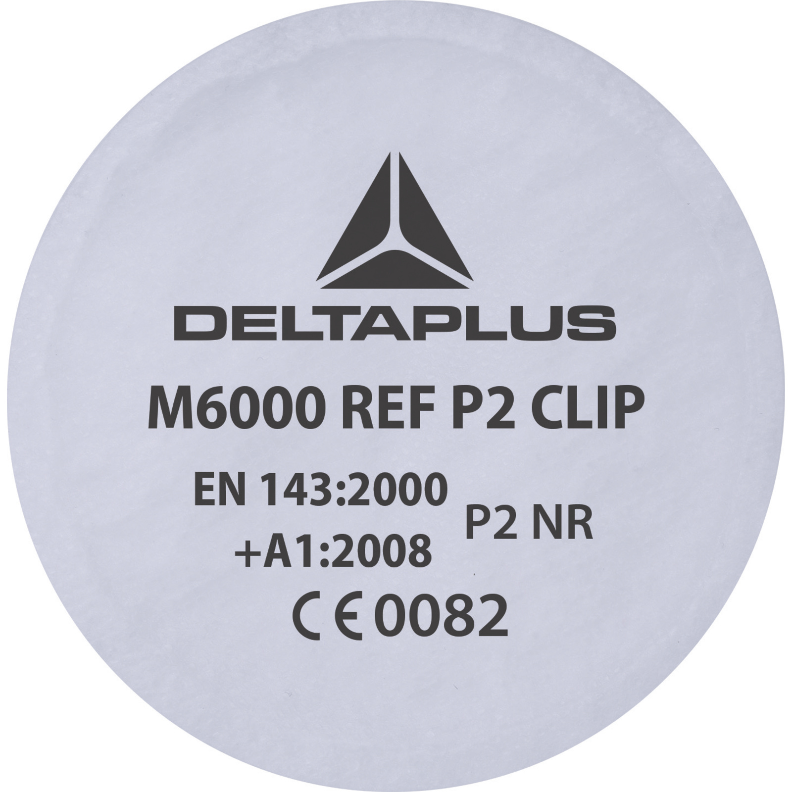 20 PIÈCES FILTRANTES DE RECHANGE POUR M6000P2CLIP DELTA PLUS - M6000REFP2CL
