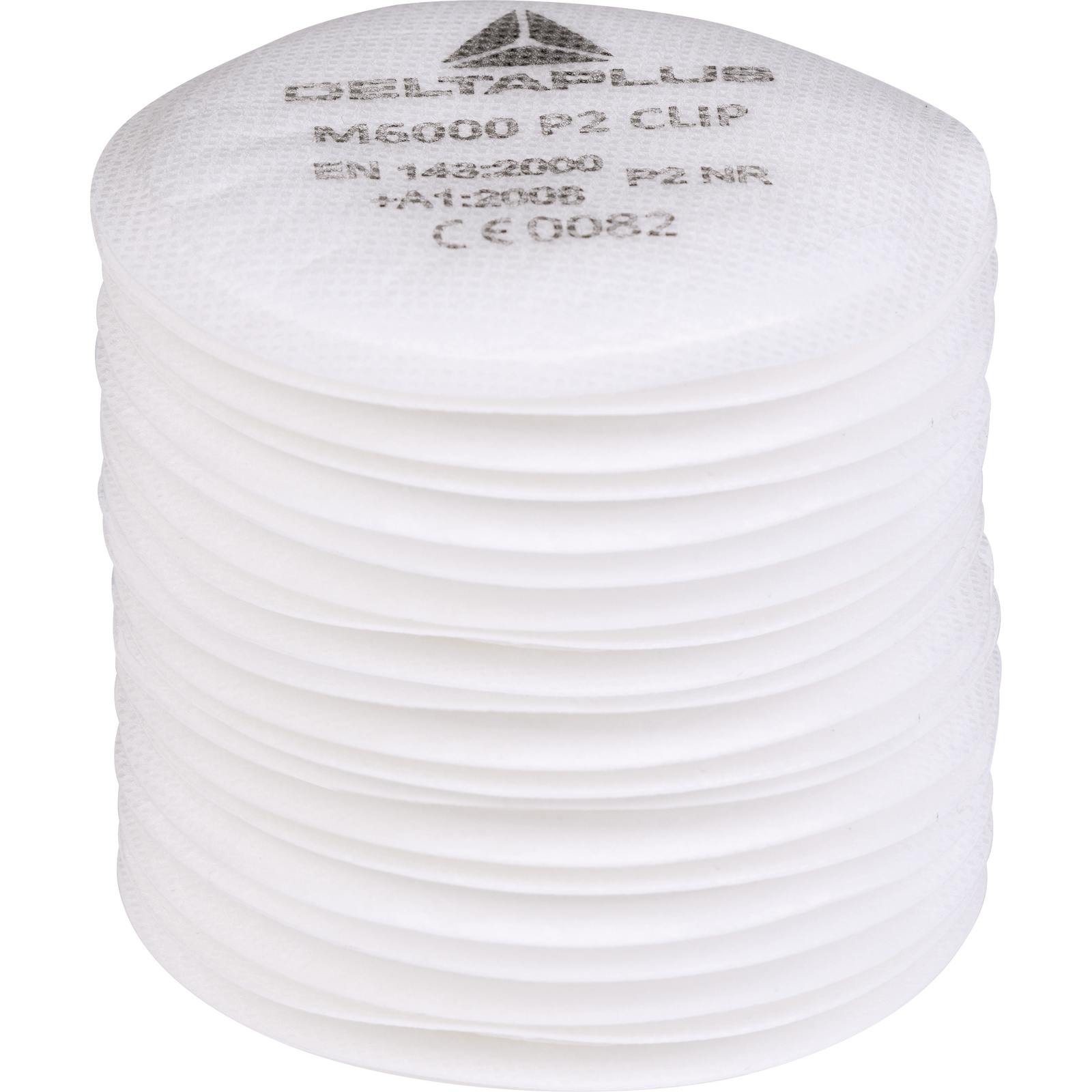 20 PIÈCES FILTRANTES DE RECHANGE POUR M6000P2CLIP DELTA PLUS - M6000REFP2CL