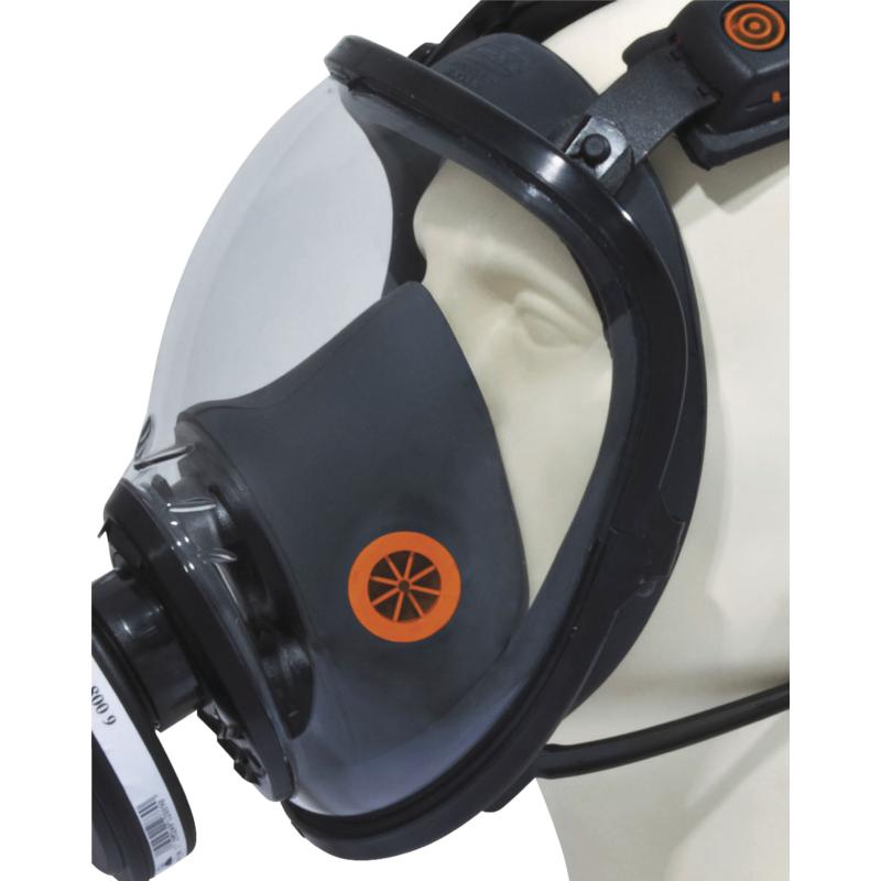 MASQUE DELTA PLUS COMPLET RESPIRATOIRE EN SILICONE STRAP GALAXY - M9300NO