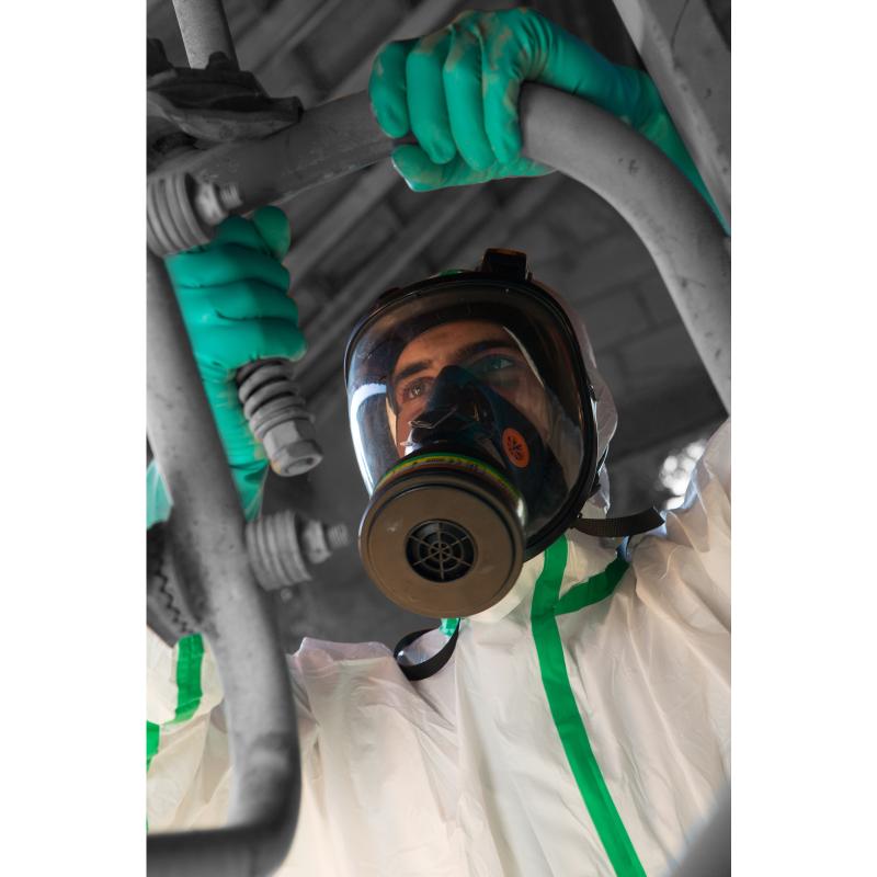 MASQUE DELTA PLUS COMPLET RESPIRATOIRE EN SILICONE STRAP GALAXY - M9300NO