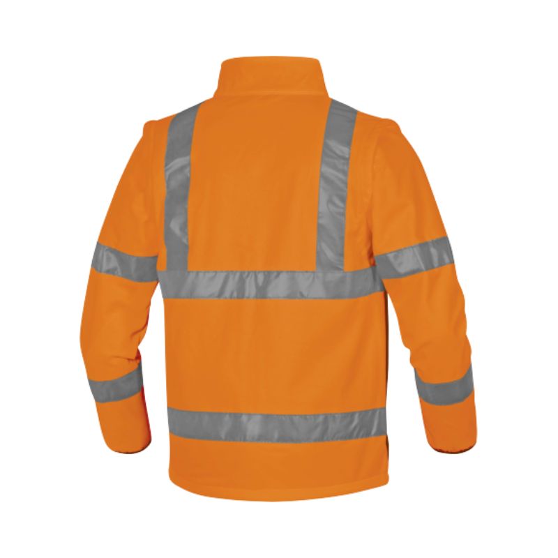 VESTE DELTA PLUS 'SOFTSHELL' POLYESTER / ELASTHANNE 3 COUCHES LAMINÉES ORANGE MOONLIGHT2 - MOON2OG0