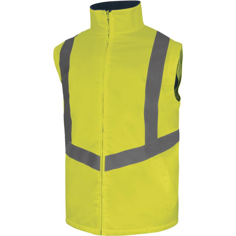 PARKA 5 EN 1 JAUNE FLUO DELTA PLUS HAUTE VISIBILITÉ POLYESTER OXFORD ENDUIT PU - OPTI3JM