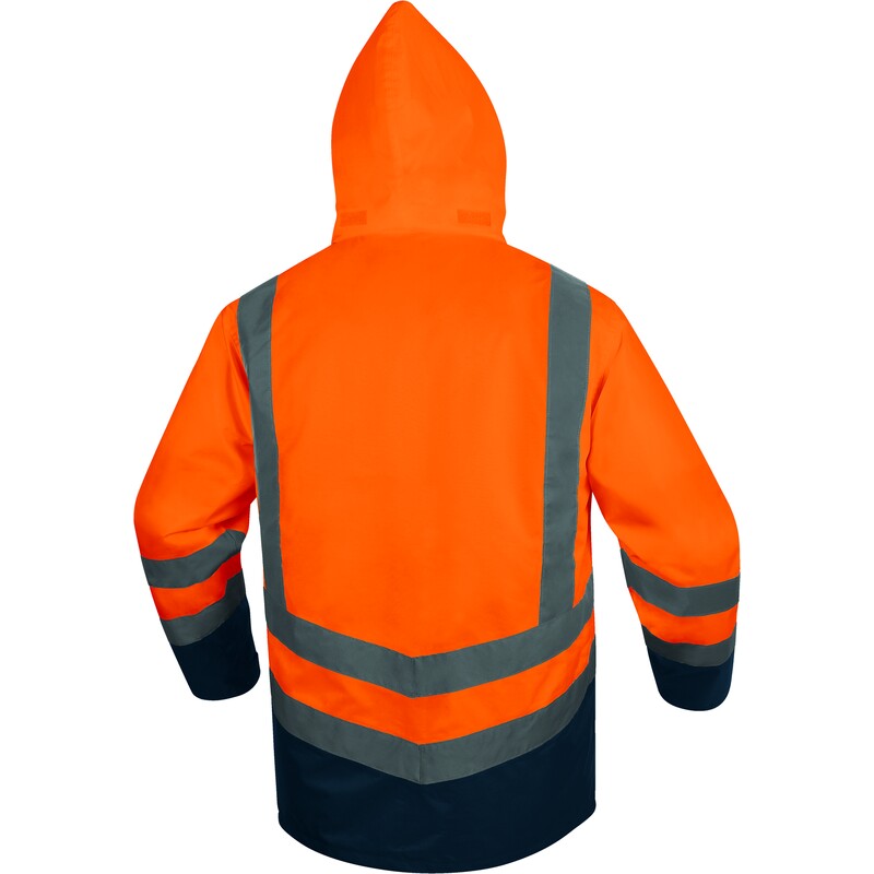 PARKA HAUTE VISIBILITE OPTIMUM3 ORANGE/MARINE DELTA PLUS OPTI3OM
