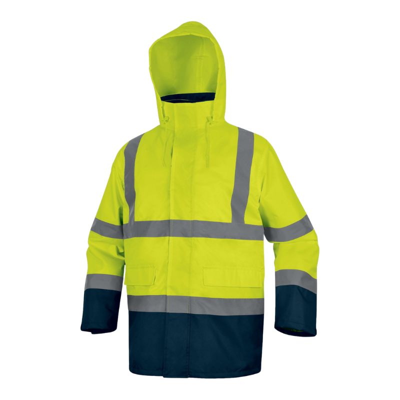 PARKA IMPERMÉABLE  SPEED2 JAUNE/MARINE - DELTA PLUS - SPEE2JA