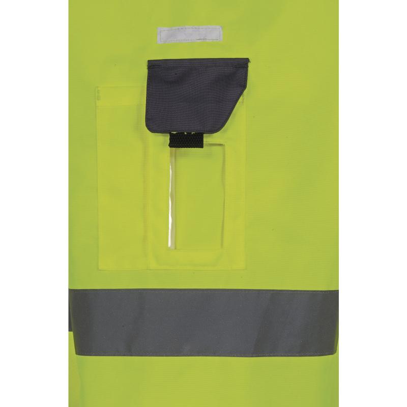 PARKA DELTA PLUS 4 EN 1 TARMAC HAUTE VISIBILTÉ POLYESTER JAUNE FLUO / GRIS - D020TARMAJG