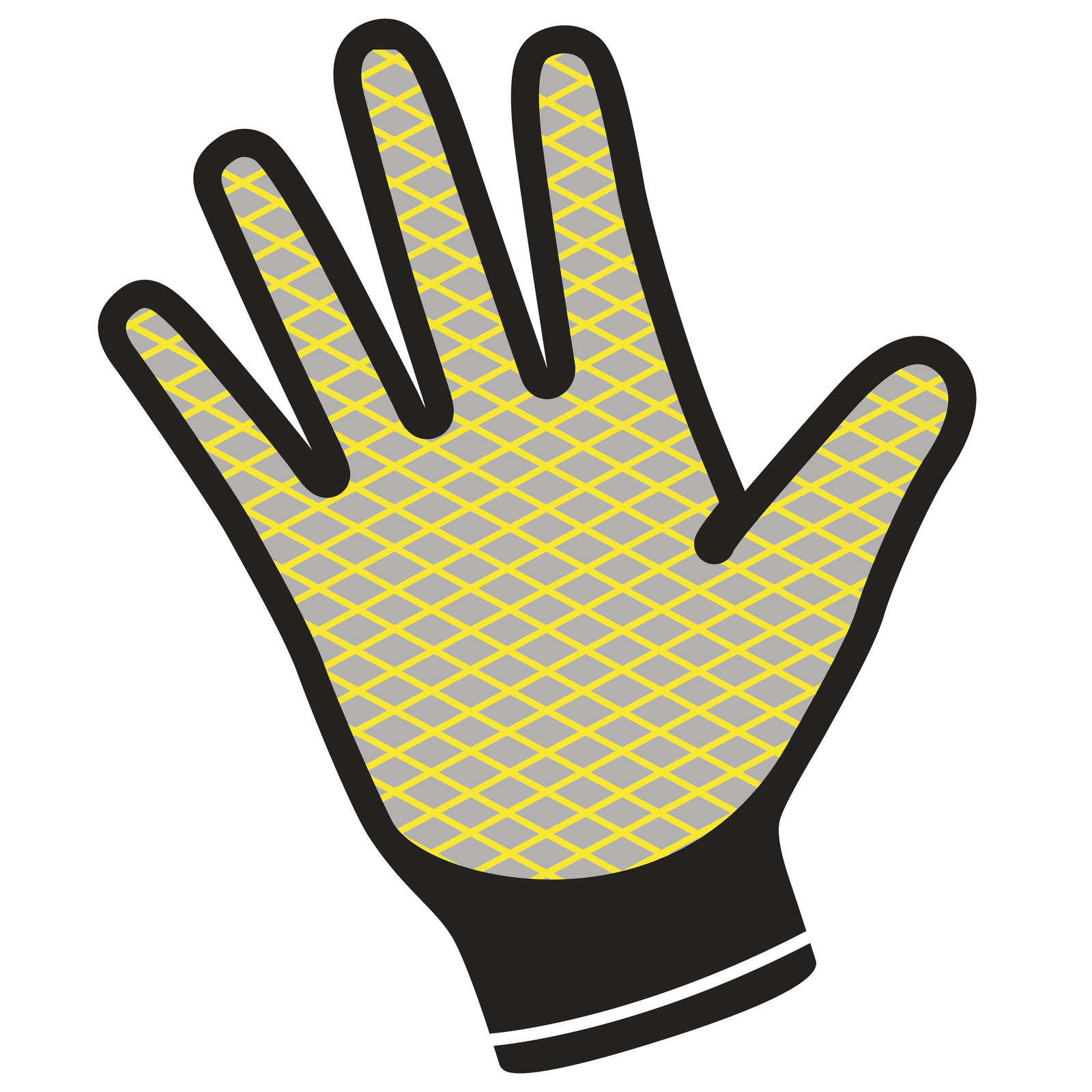 Gant tricot polyester - paume enduite latex DELTA PLUS - D020VE7330