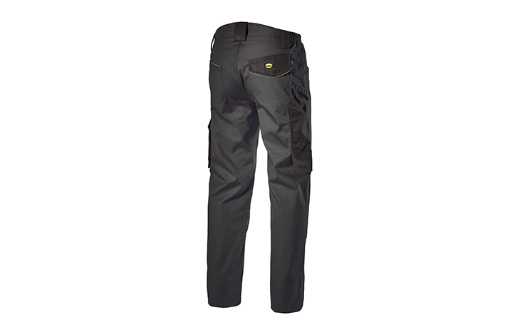 PANTALON DE TRAVAIL DIADORA NOIR AVEC GENOUILLÈRES ROCK POLY - 160303 80013