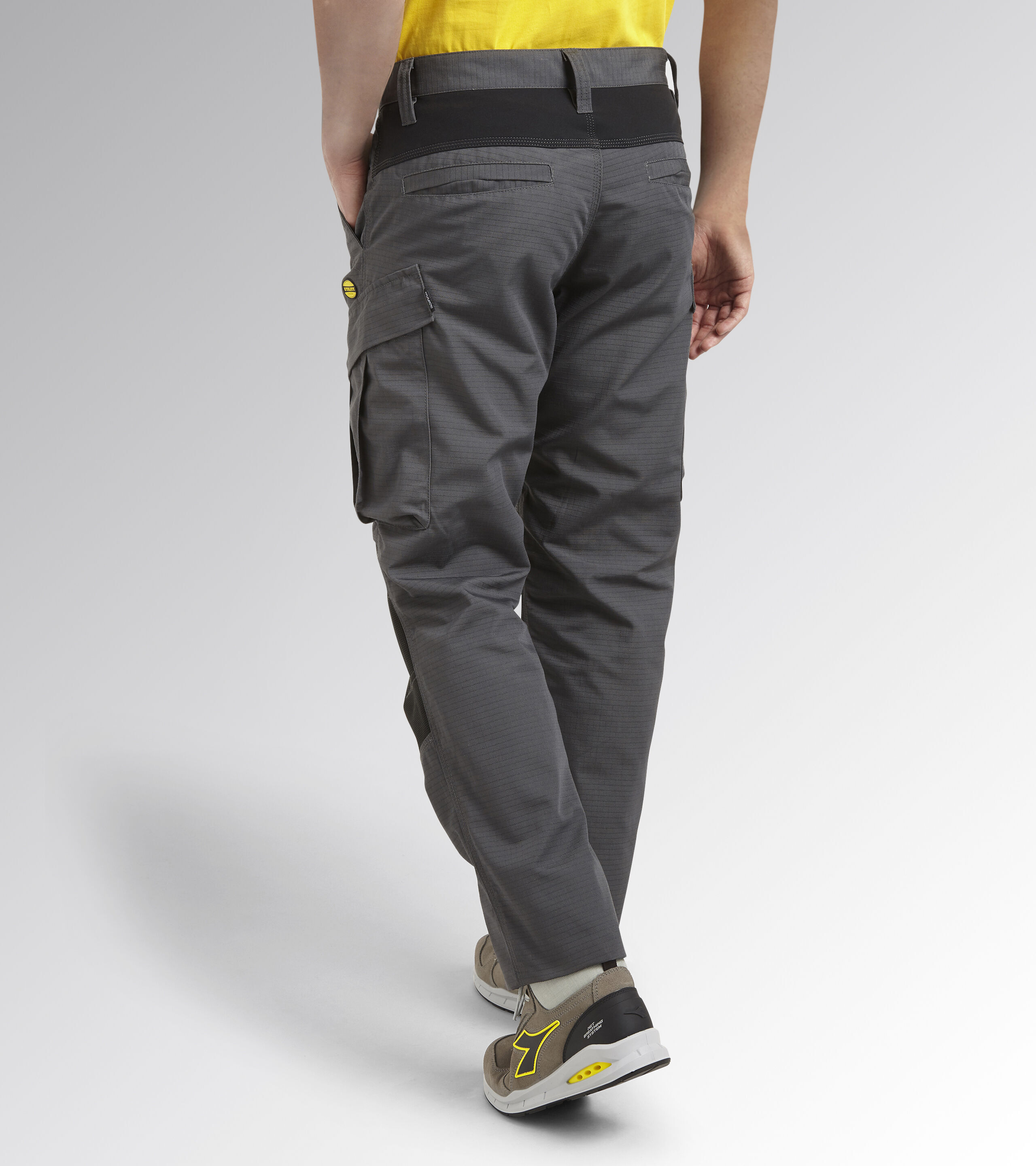 Pantalon de travail gris RIPSTOP CARGO - Diadora - 17396470437