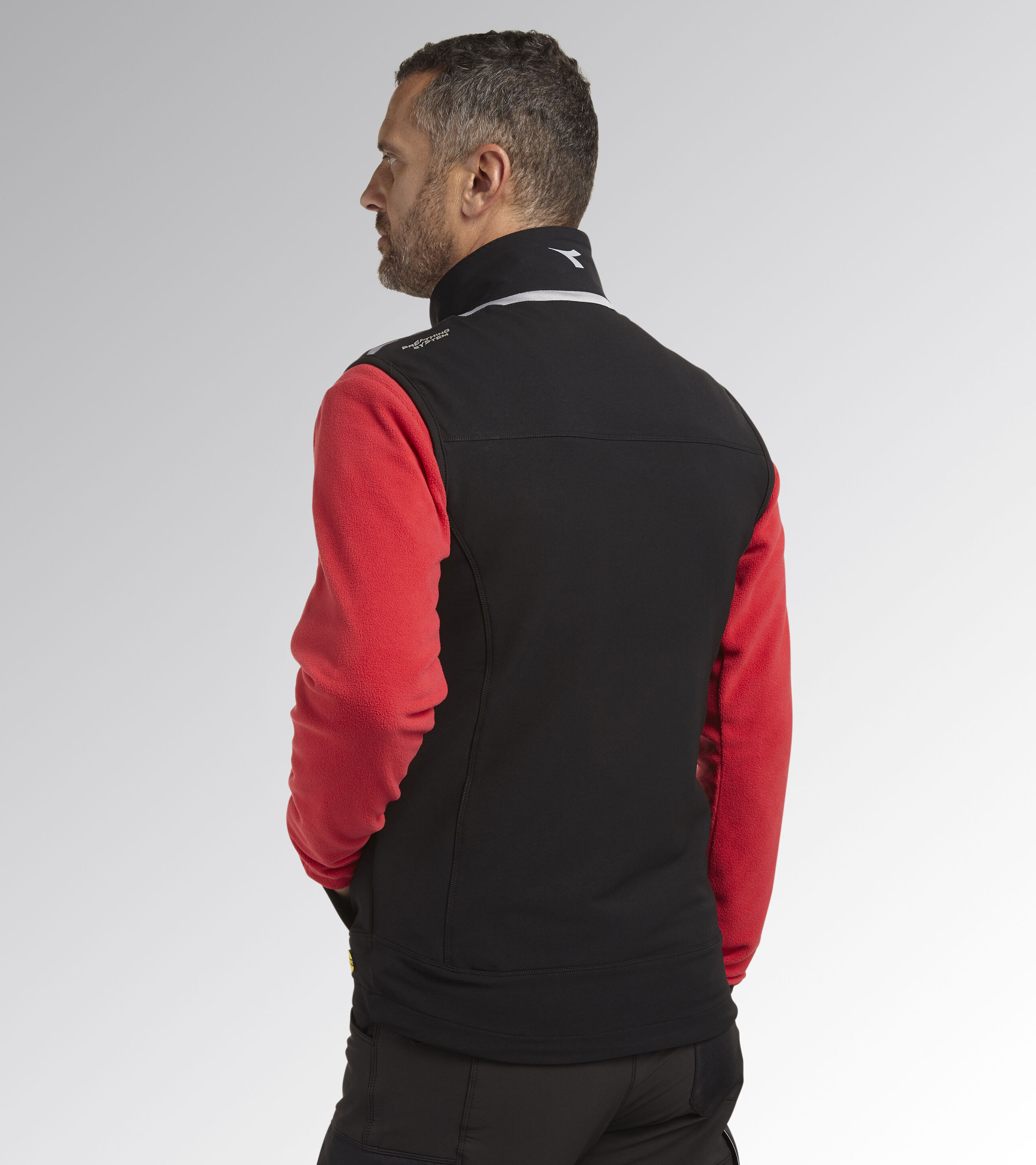 Gilet de travail noir VEST CARBON TECH - Diadora - 17534380013