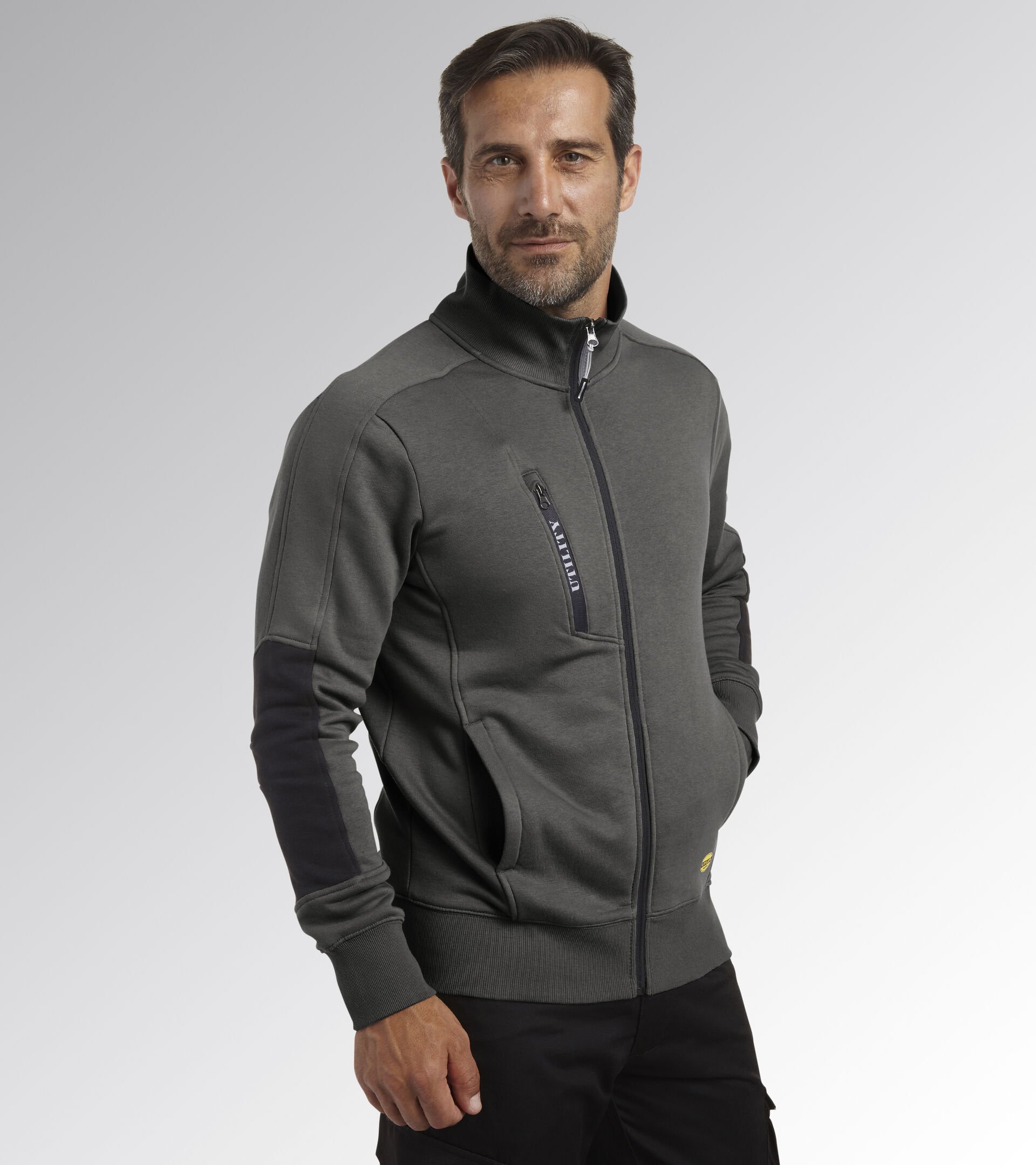 Sweatshirt gris FZ LITEWORK - DIADORA - 175943750700