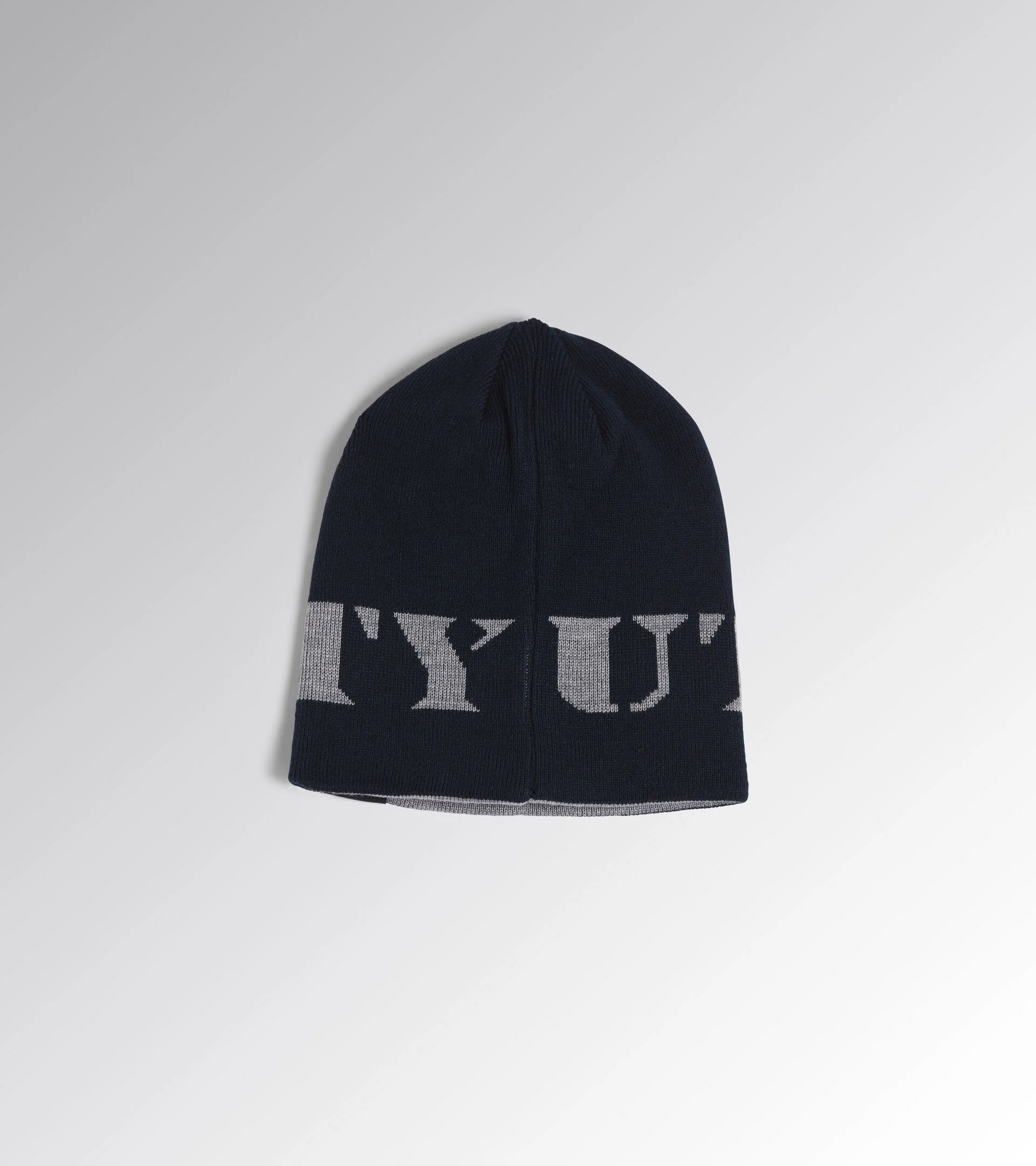 Bonnet réversible WOOL CAP GRAPHIC bleu - Diadora - 17662260063