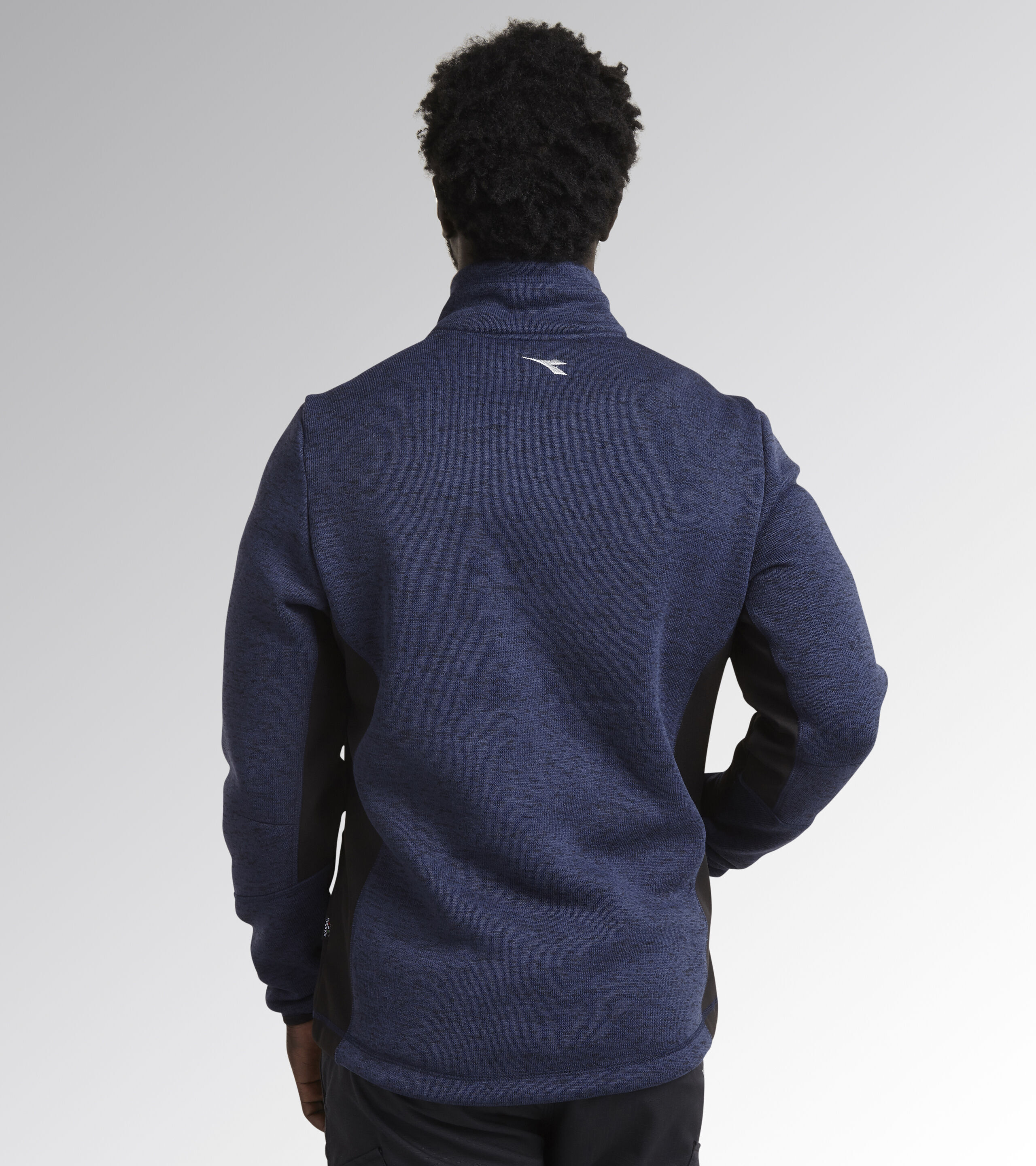 Sweat-shirt de travail bleu KNITTED JACKET CHICAGO - Diadora - 17726560031
