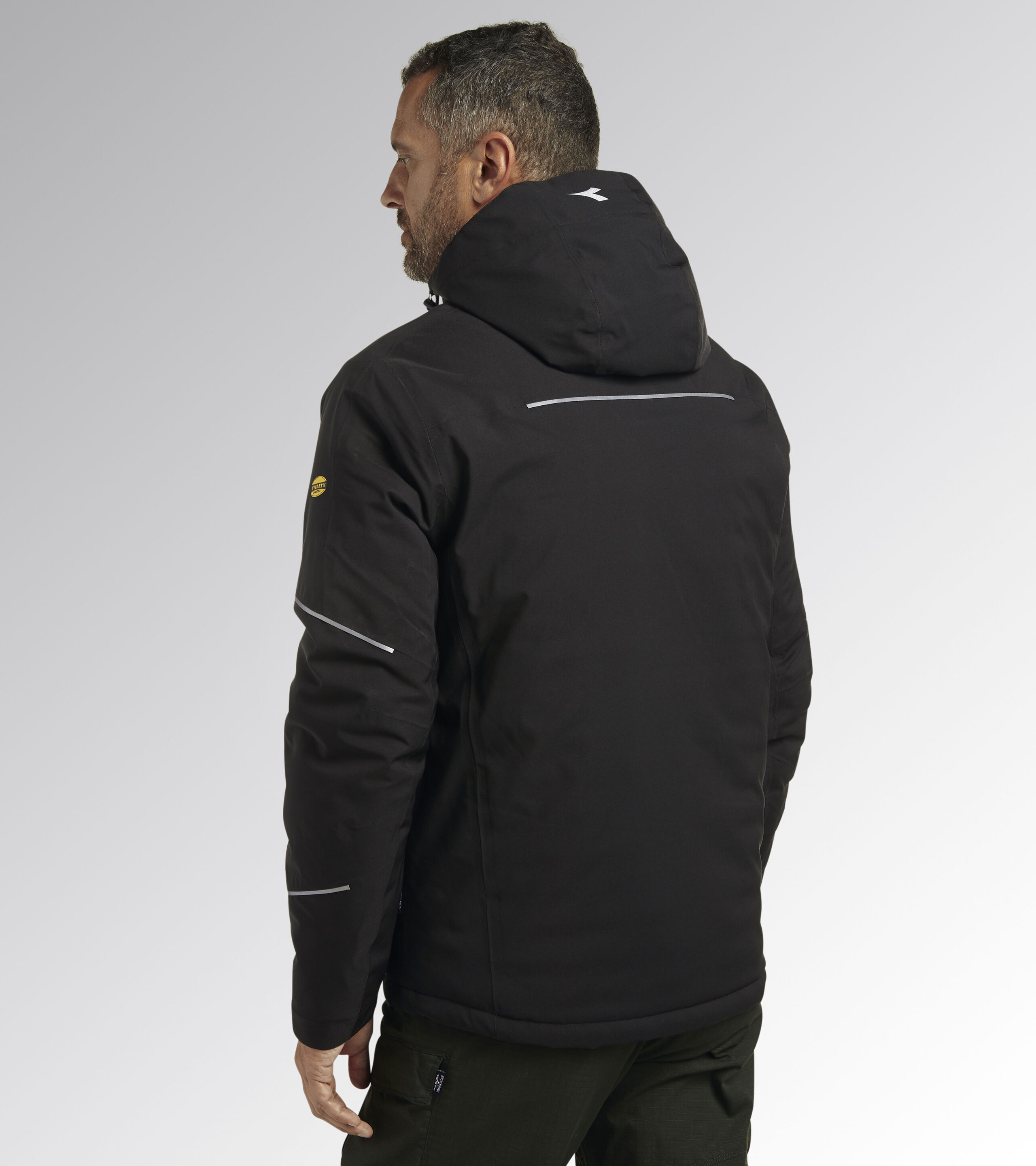 Veste de travail noir PADDED JACKET CROSS - Diadora - 17766080013