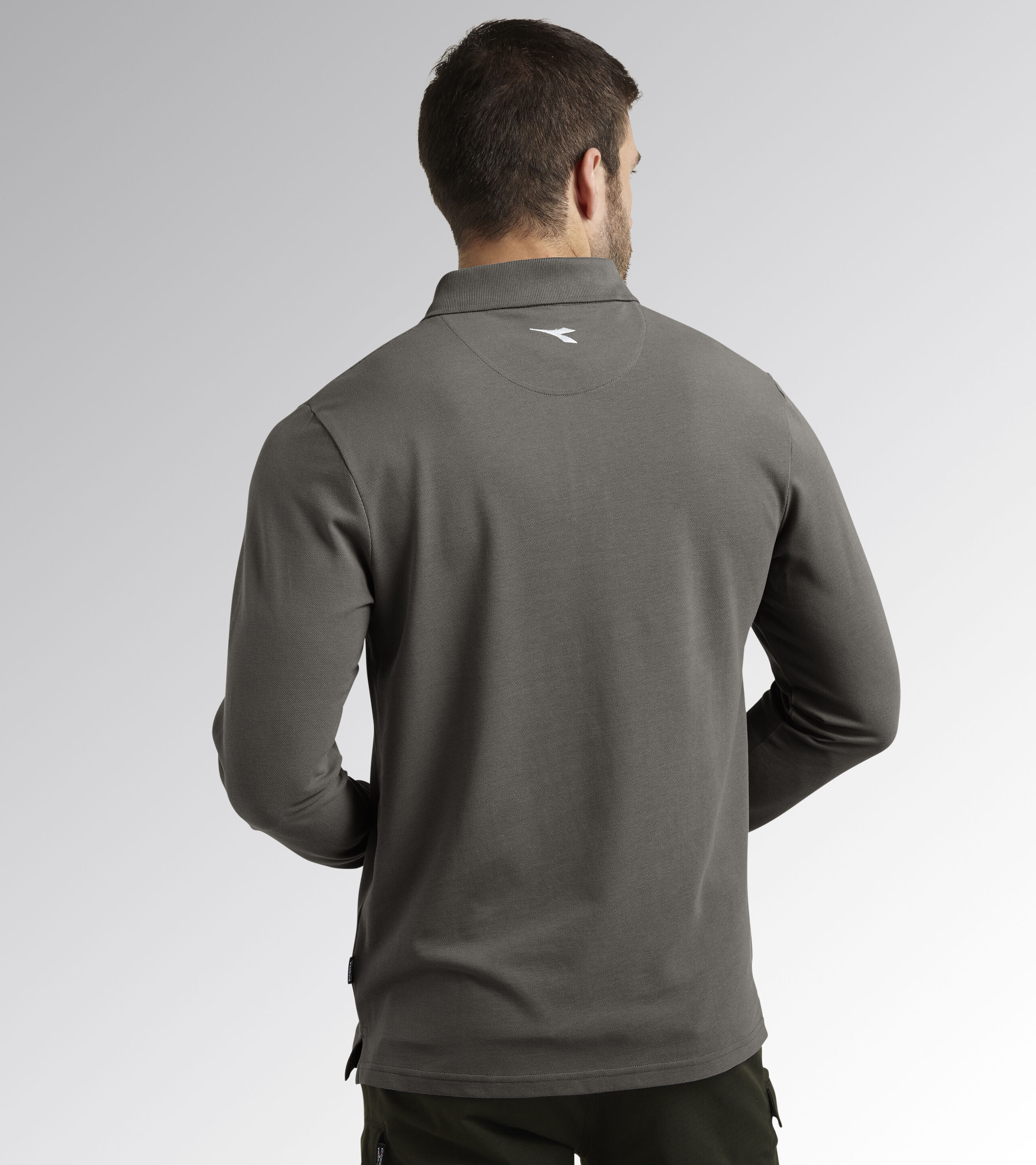 Polo de travail gris manche longue ML ATLANTIS ORGANIC - Diadora - 17795475070