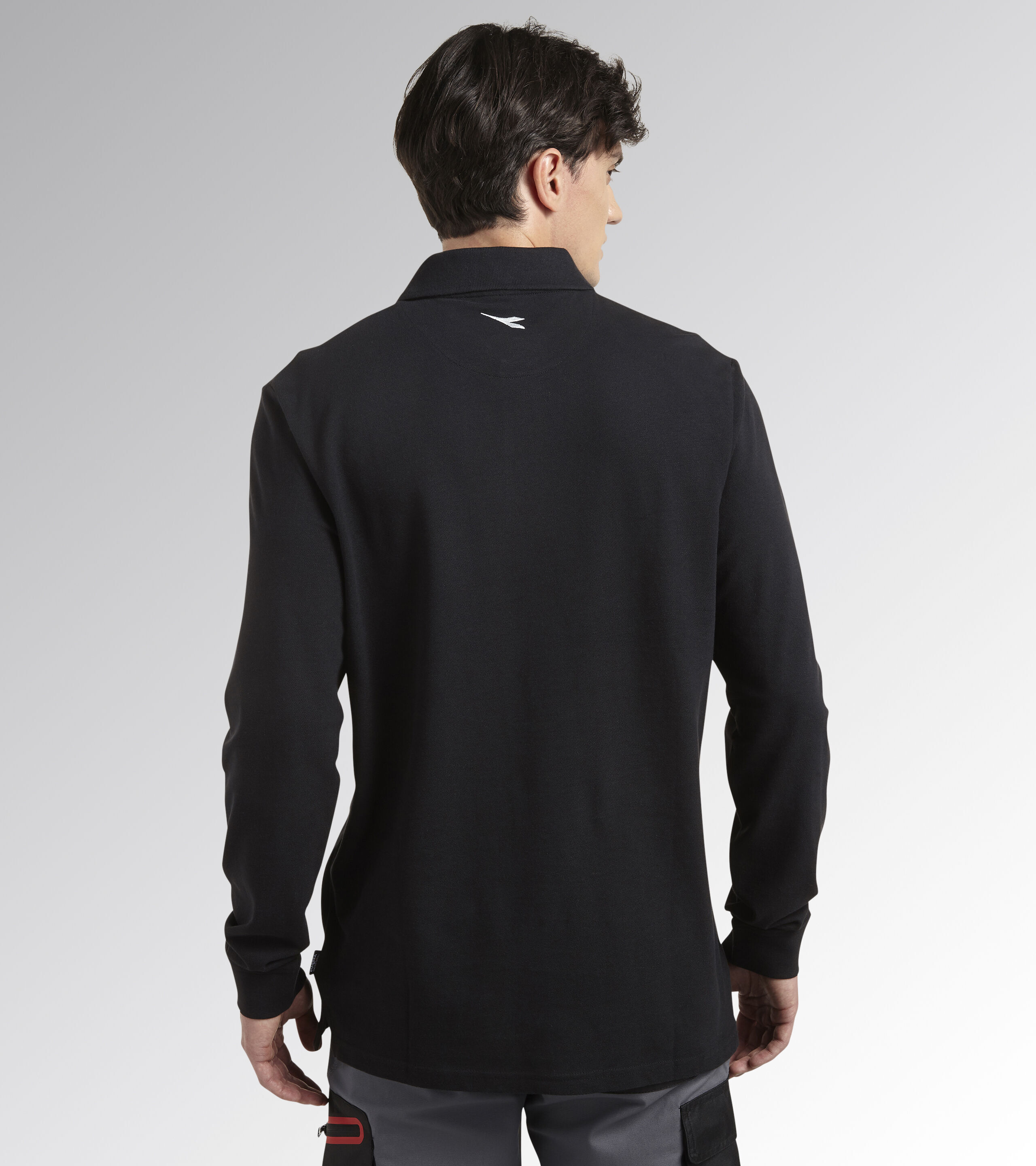 Polo de travail noir manche longue ML ATLANTIS ORGANIC - Diadora - 17795480013
