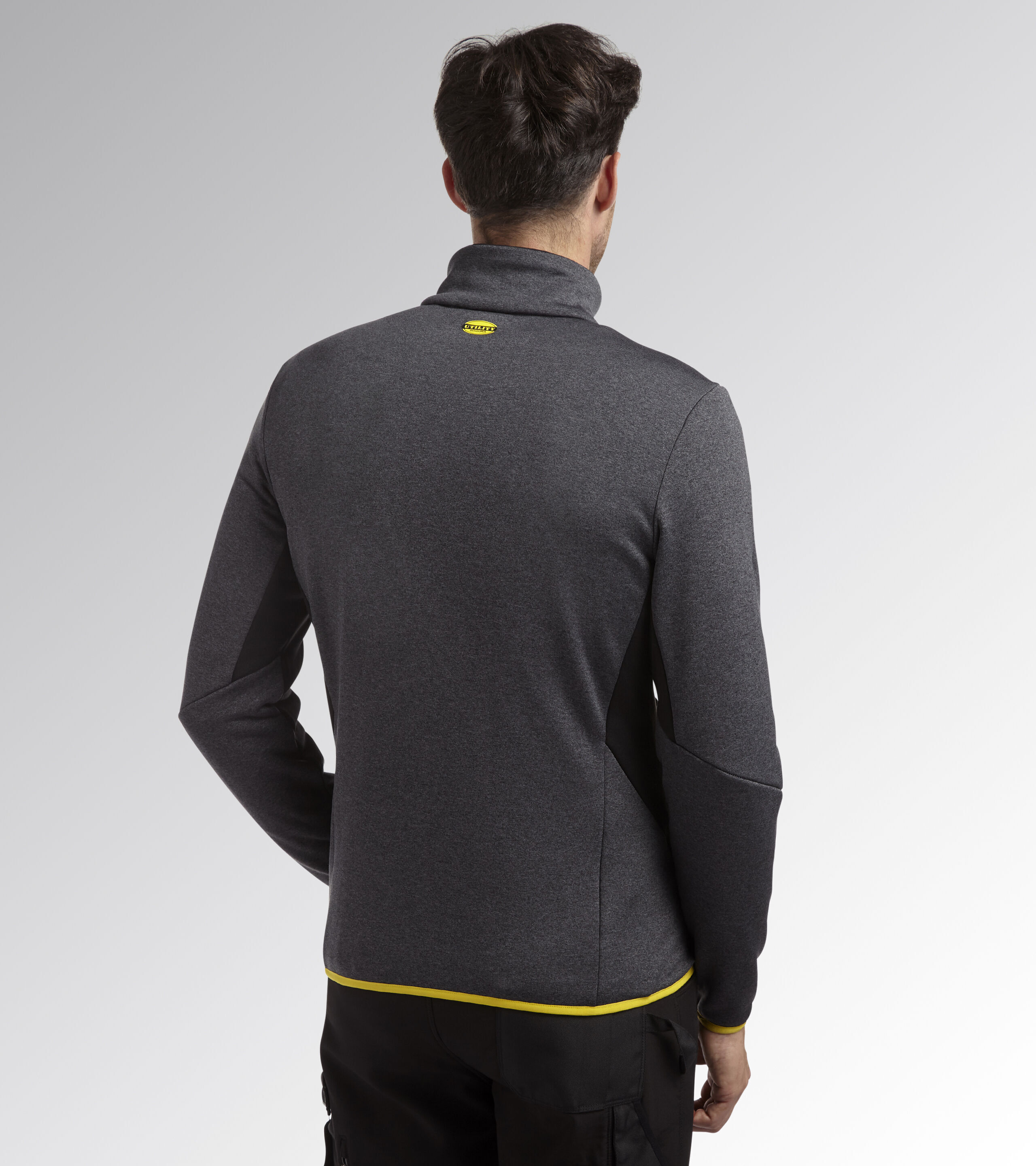 Polaire de travail gris/noir FLEECE TECHNO - Diadora - 179457D0217