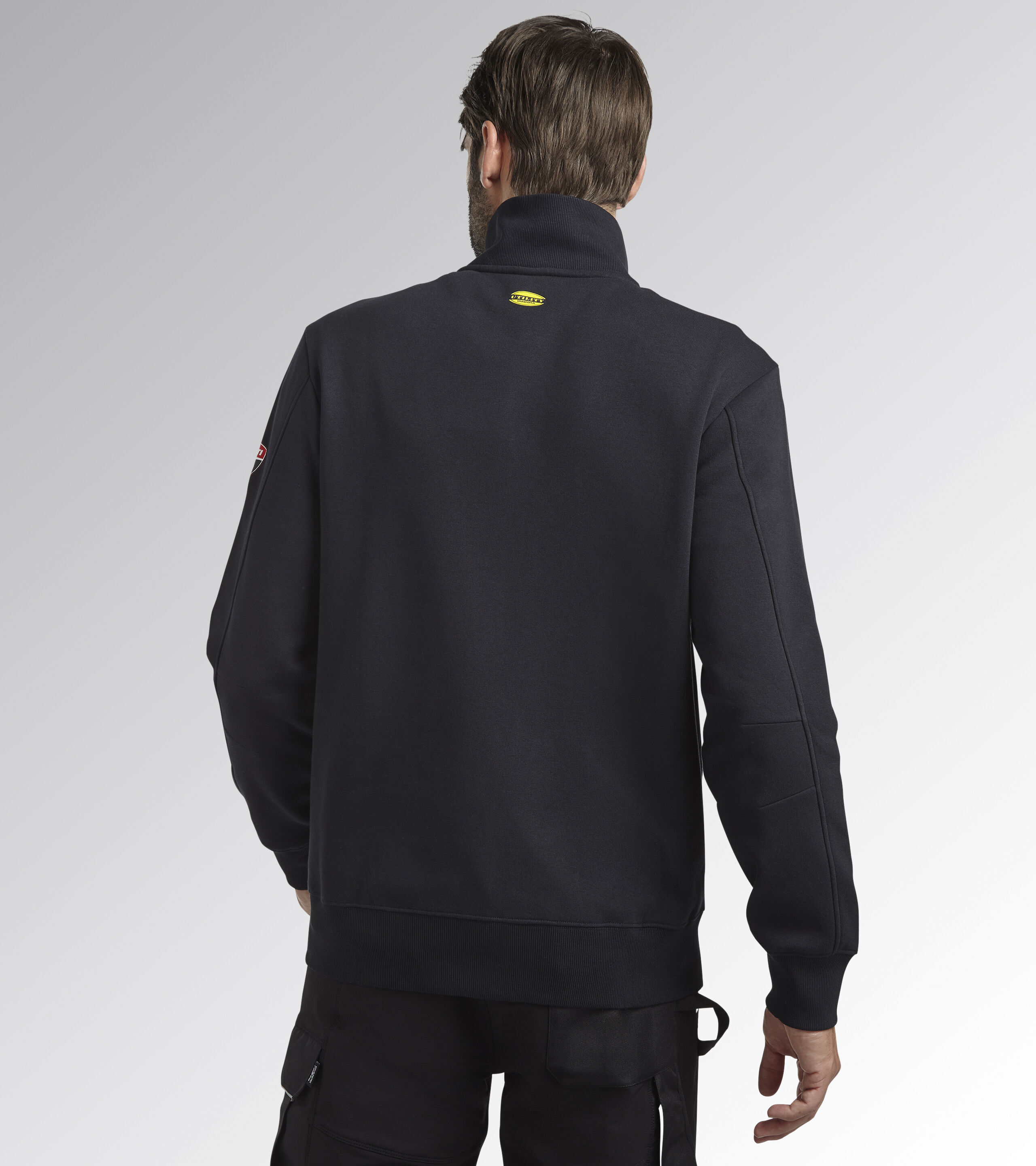 Sweat-shirt noir Utility x Ducati Corse FZ DUCATI - Diadora - 18007180013