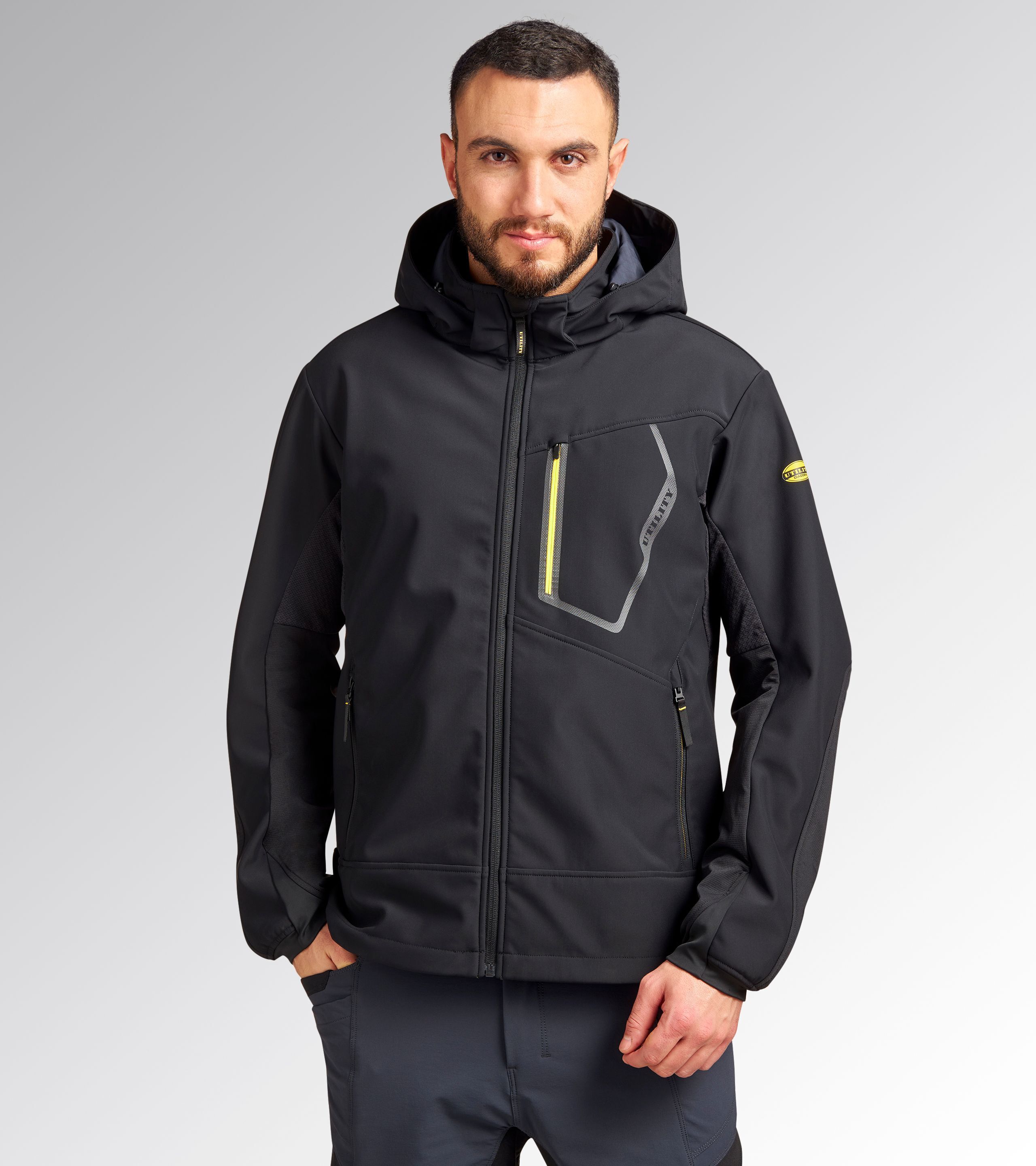 Veste de travail noire SOFTSHELL EVOLUTION - Diadora - 18079680013