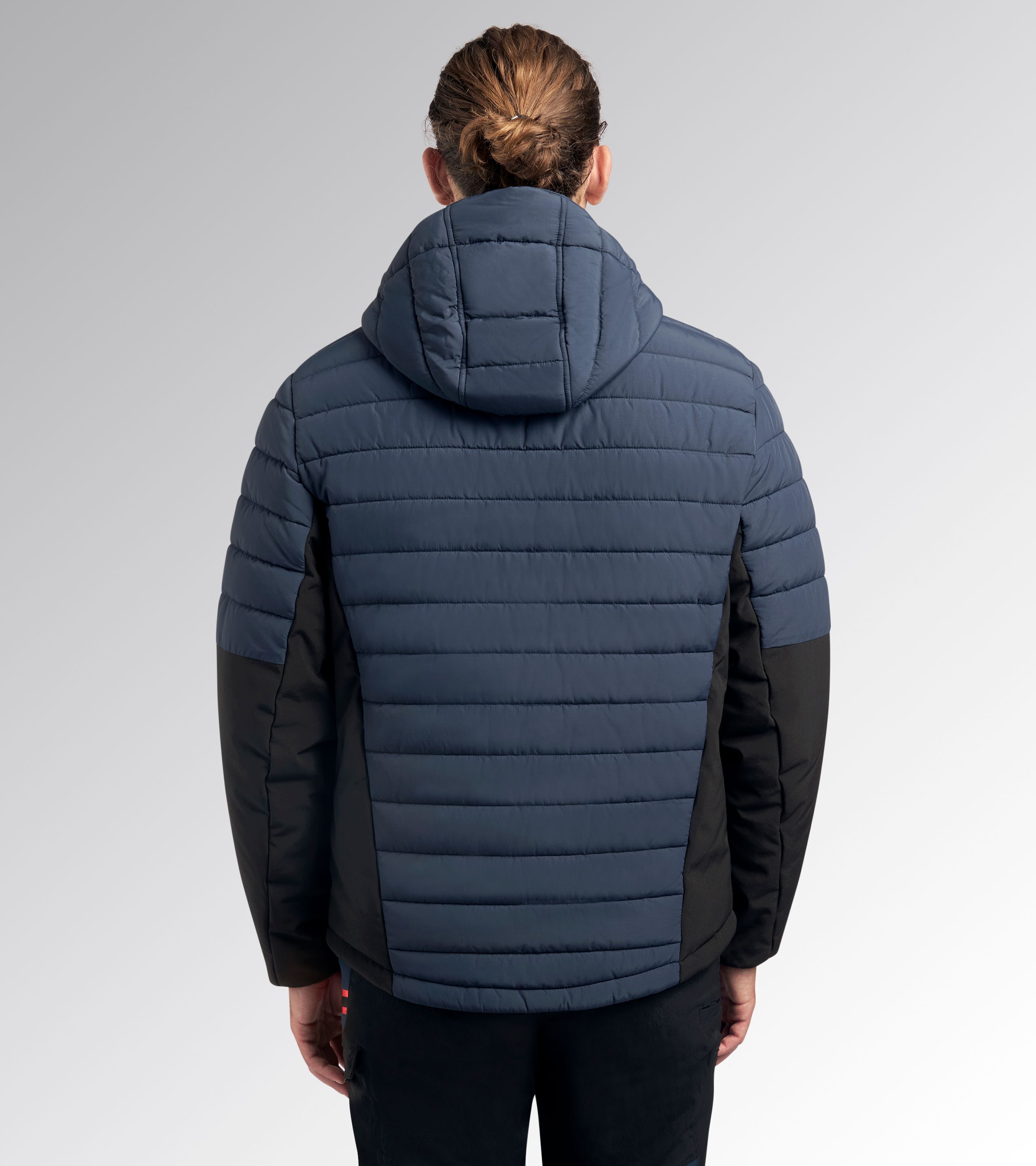 Veste de travail bleu marine/noir PADDED JACKET OSLO HYBRID - Diadora - 181813C4725