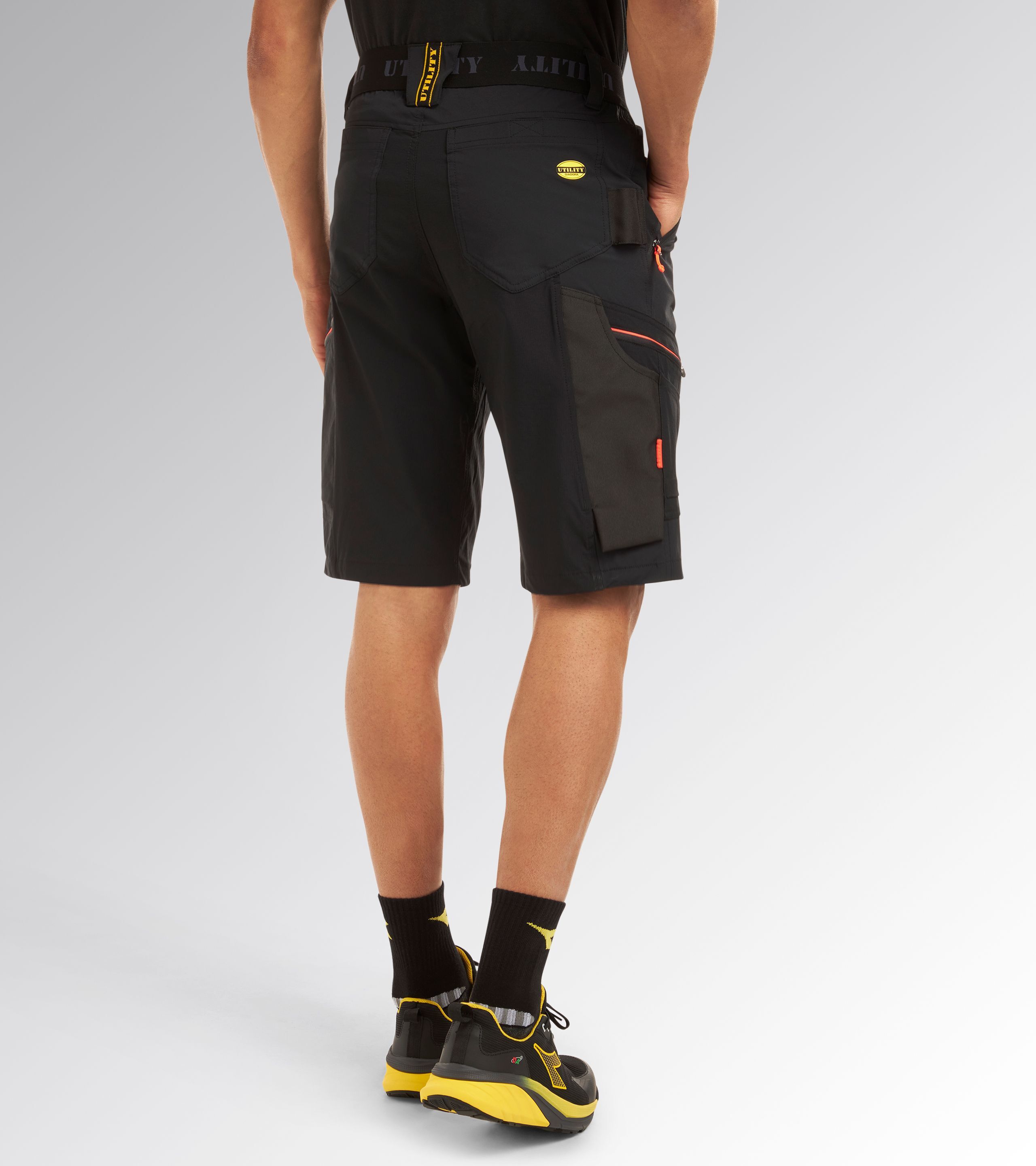 Bermuda de travail noir SHADOW - Diadora - 18204080013
