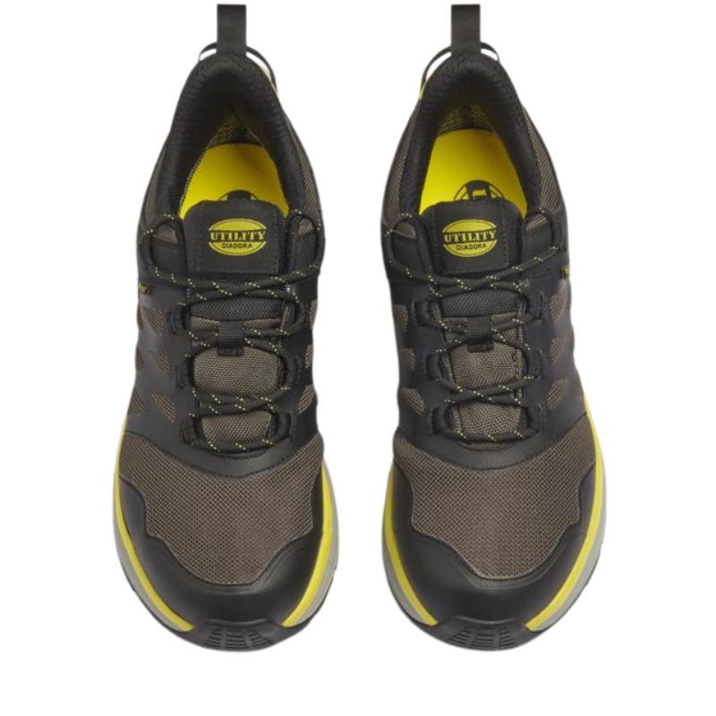 Chaussures de sécurité basse gris/jaune DIADORA FREEDOM LOW O6 SR UTILITY - 182045C0066