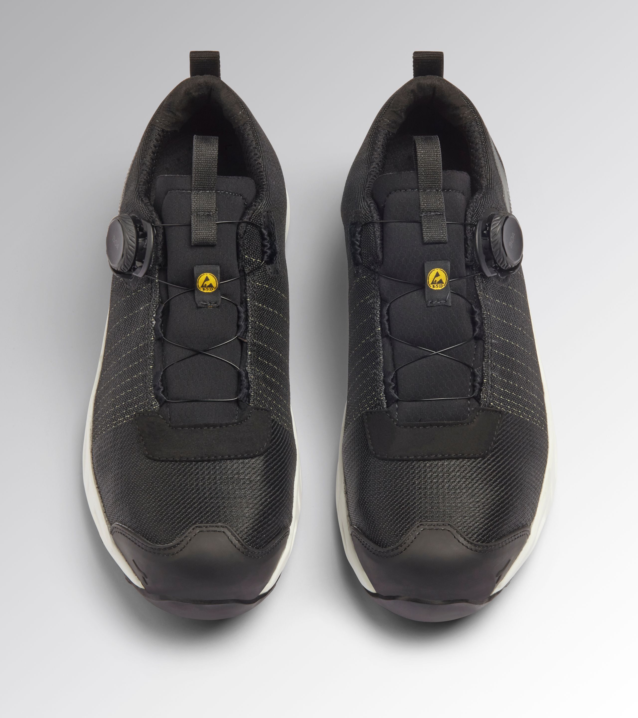 Chaussures de sécurité basses noires/blanches FLY LITEBASE MATRYX BOA LOW S3L FO SR HRO SC ESD - Diadora - 182330C0641