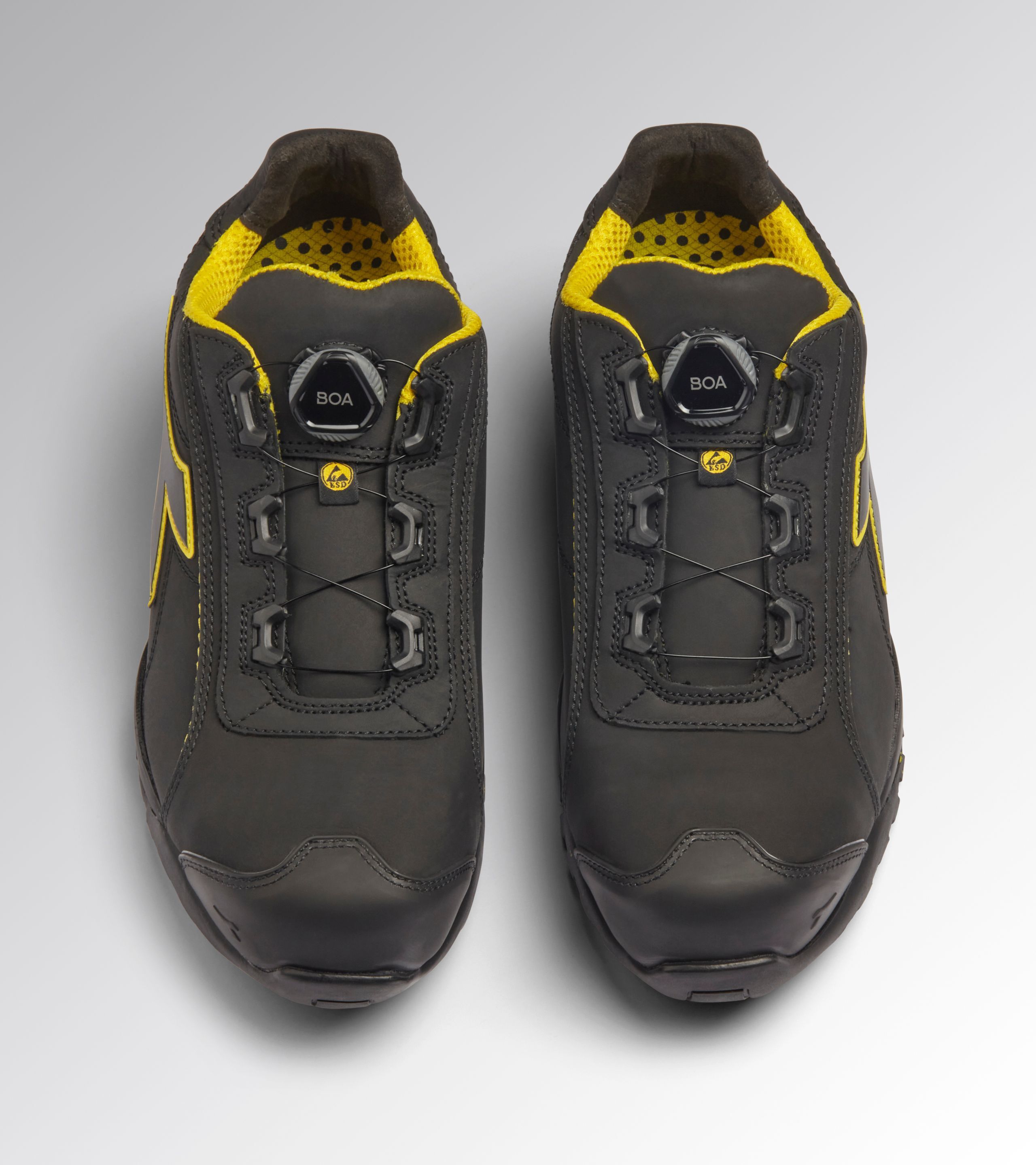 Chaussures de sécurité basses noires GLOVE MDS MASTER BOA LOW S3S FO HRO SR SC ESD - Diadora - 18233180013