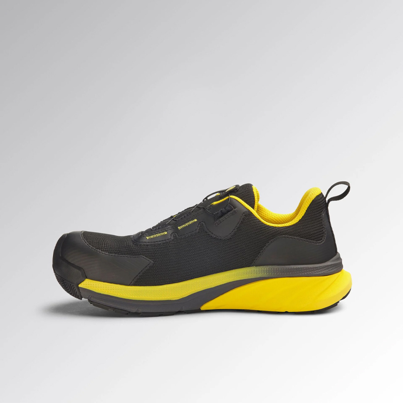 Chaussures de travail noir/jaune DIADORA VORTEX DA2 BOA LOW S3S SC FO SR HRO ESD  - 182332C0401