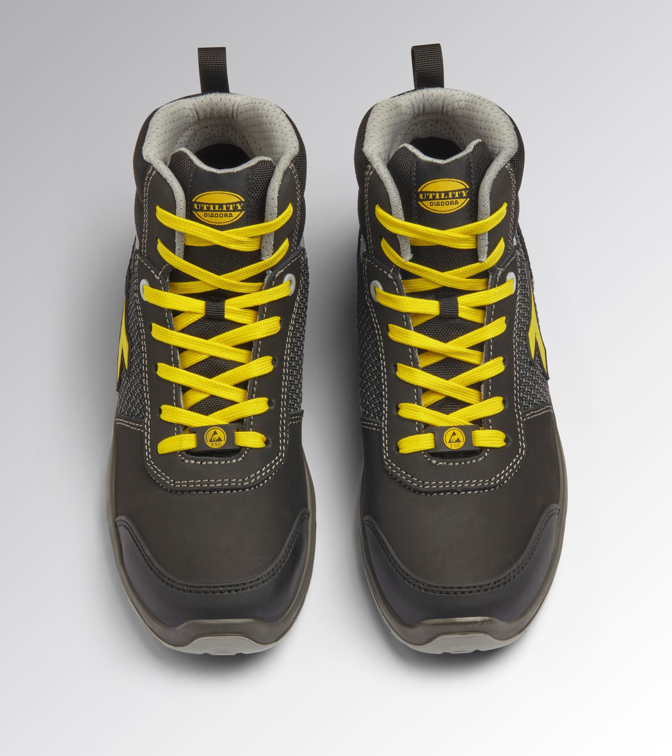 Chaussures de sécurité semi-montantes SPEEDY MID S3S FO SR SC ESD MF noir - Diadora - 18238680013