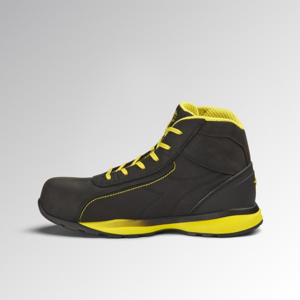 Chaussures de sécurité hautes GLOVE HYPER MID S3S FO HRO SR ESD noires DIADORA - 183042 80013