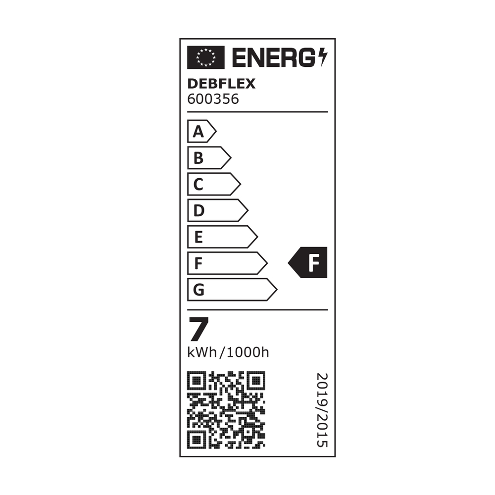 AMPOULE A60 SMD VERRE BLANC E27 7W TRIMAX 650LM - DEBFLEX - 600356