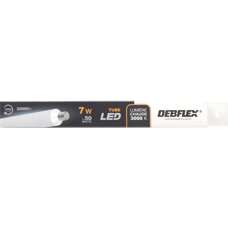 TUBE LINOLITE LED 310MM SMD S19 7W 3000K 620LM - DEBFLEX - 600459