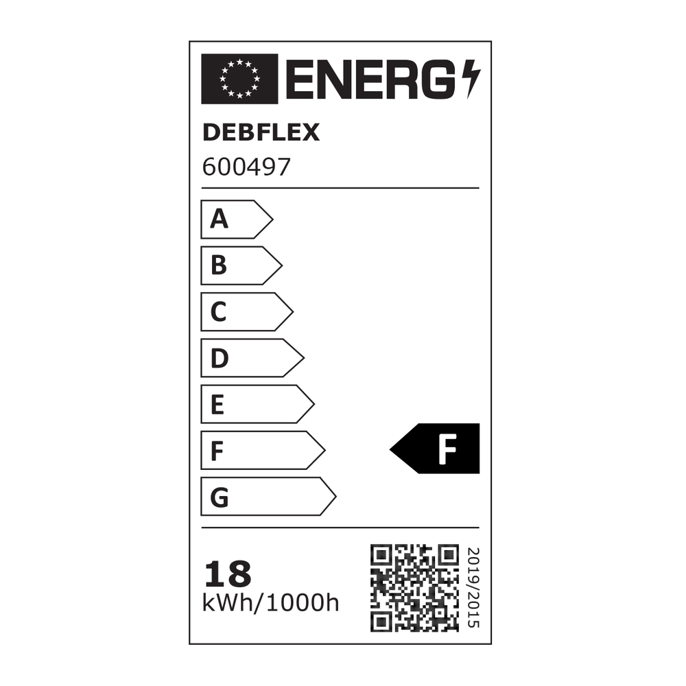 TUBE LED T8 1200MM SMD G13 20W 6500K 2000LM - DEBFLEX - 600497