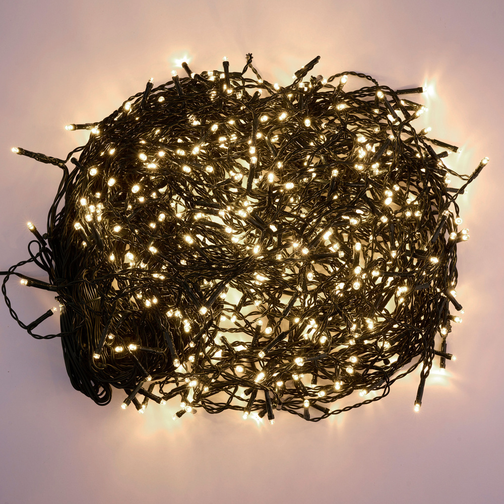 GUIRLANDE RIDEAU BLANC CHAUD 10M ETANCHE IP44 - DEBFLEX - 600607