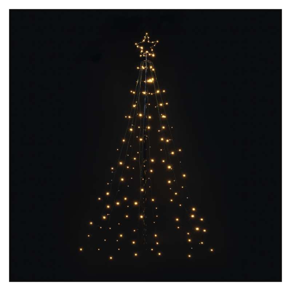 GUIRLANDE EXTERIEUR DE NOEL AMPOULES BLANC CHAUD 5M - DEBFLEX - 600610