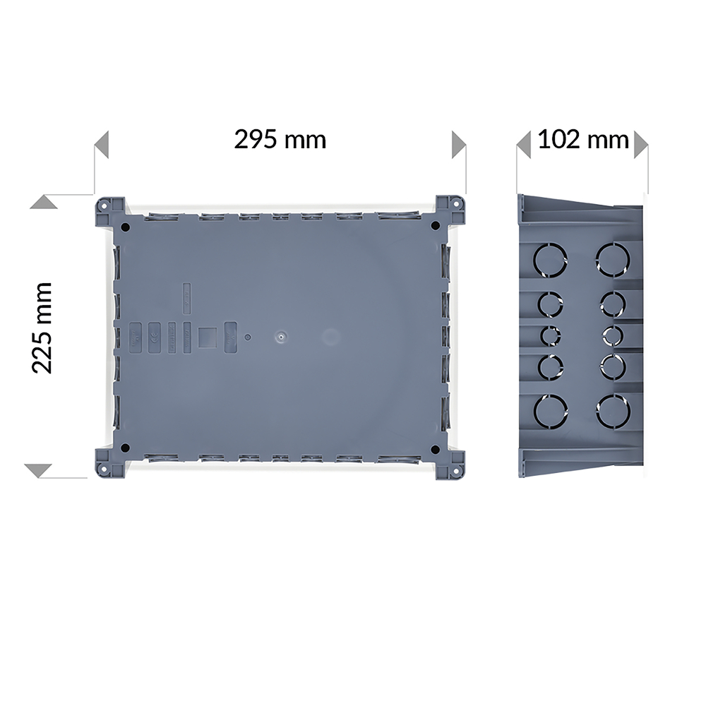 BOITE DE COMBLE SAILLIE AVEC COUVERCLE 295X225/P102 - DEBFLEX - 703990