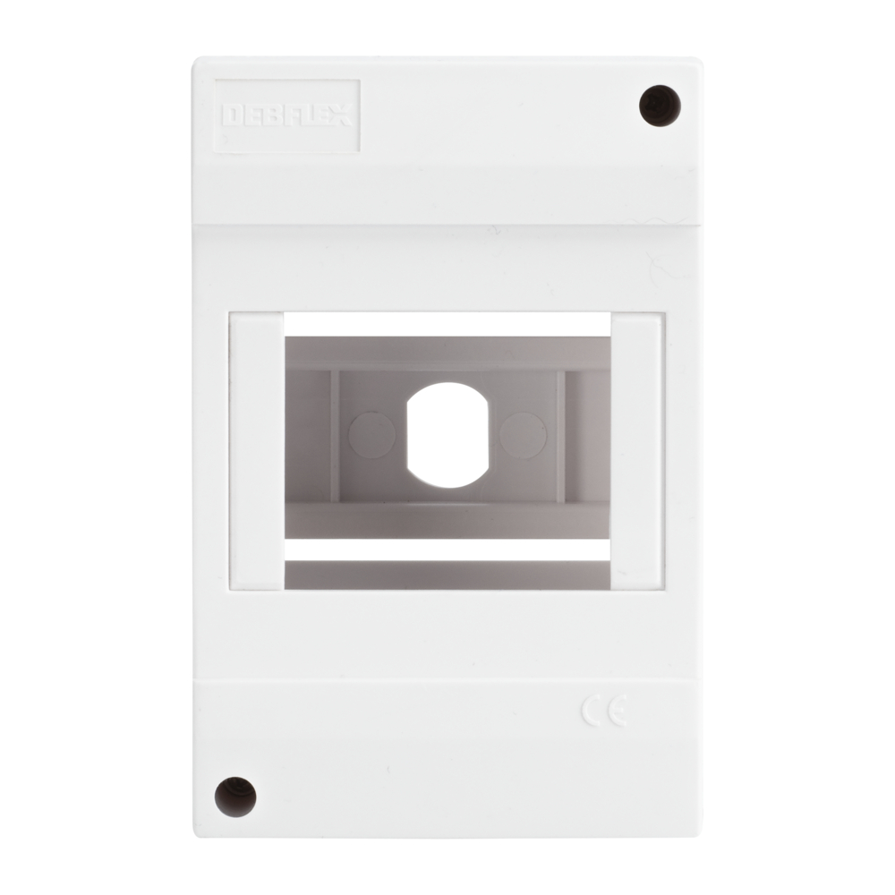 COFFRET VIDE 1 RANGEE 4 MODULES 84X130X63MM - DEBFLEX - 707240