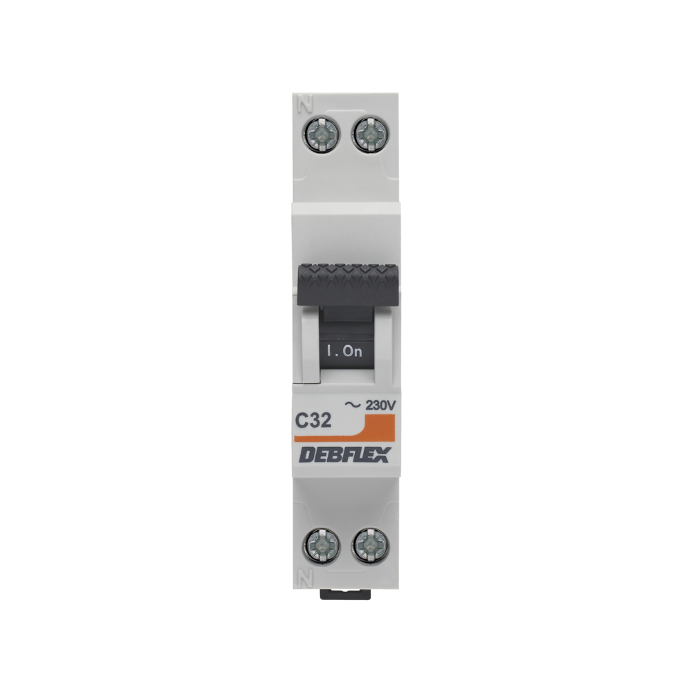 DISJONCTEUR 3KA PHASE+NEUTRE 32A - DEBFLEX - 707505