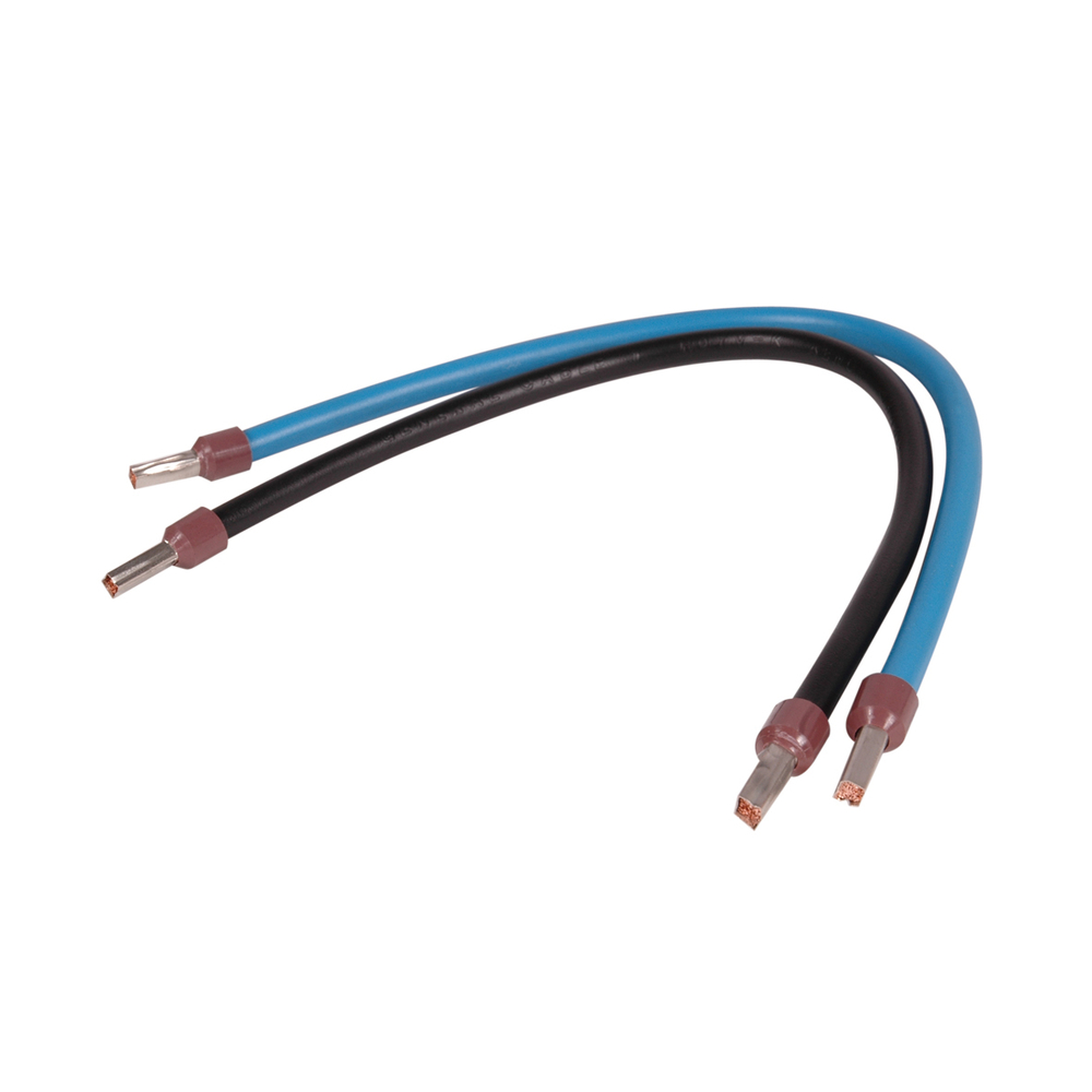 CABLE DE CONNEXION AVEC EMBOUT SERTI H07VK 10MM² 0,3M BLEU ET NOIR - DEBFLEX - 707741