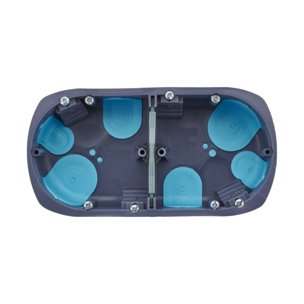 BOITE D'ENCASTREMENT STOPAIR MULTIMATERIAUX 2 POSTES H/V Ø67/P40 - DEBFLEX - 718385